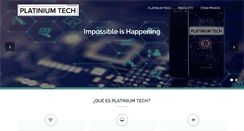 Desktop Screenshot of platiniumtech.com