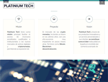 Tablet Screenshot of platiniumtech.com